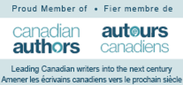 Bilingual membership badge for Canadian Authors Association.